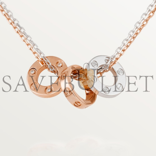 CARTIER  LOVE NECKLACE, 6 DIAMONDS B7219700