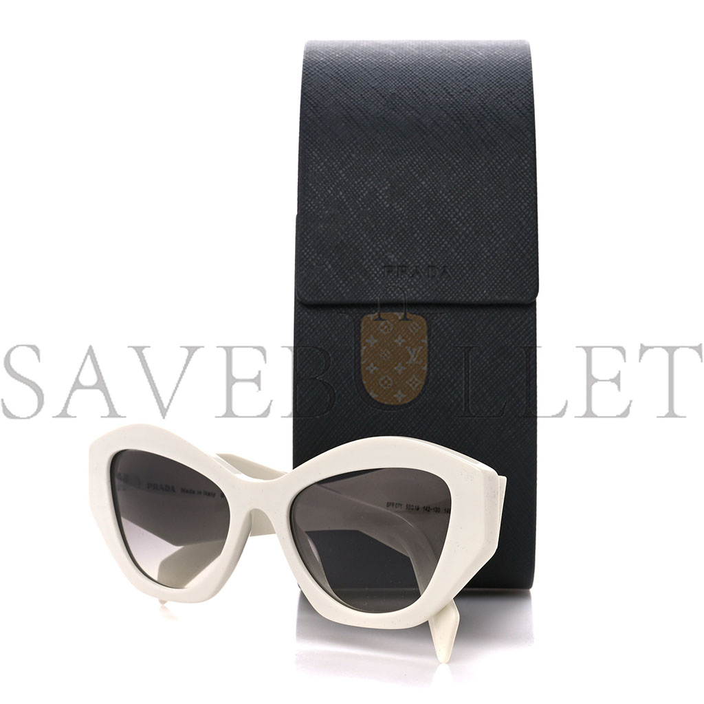 PRADA ACETATE SYMBOLE SUNGLASSES SPR 07Y WHITE 