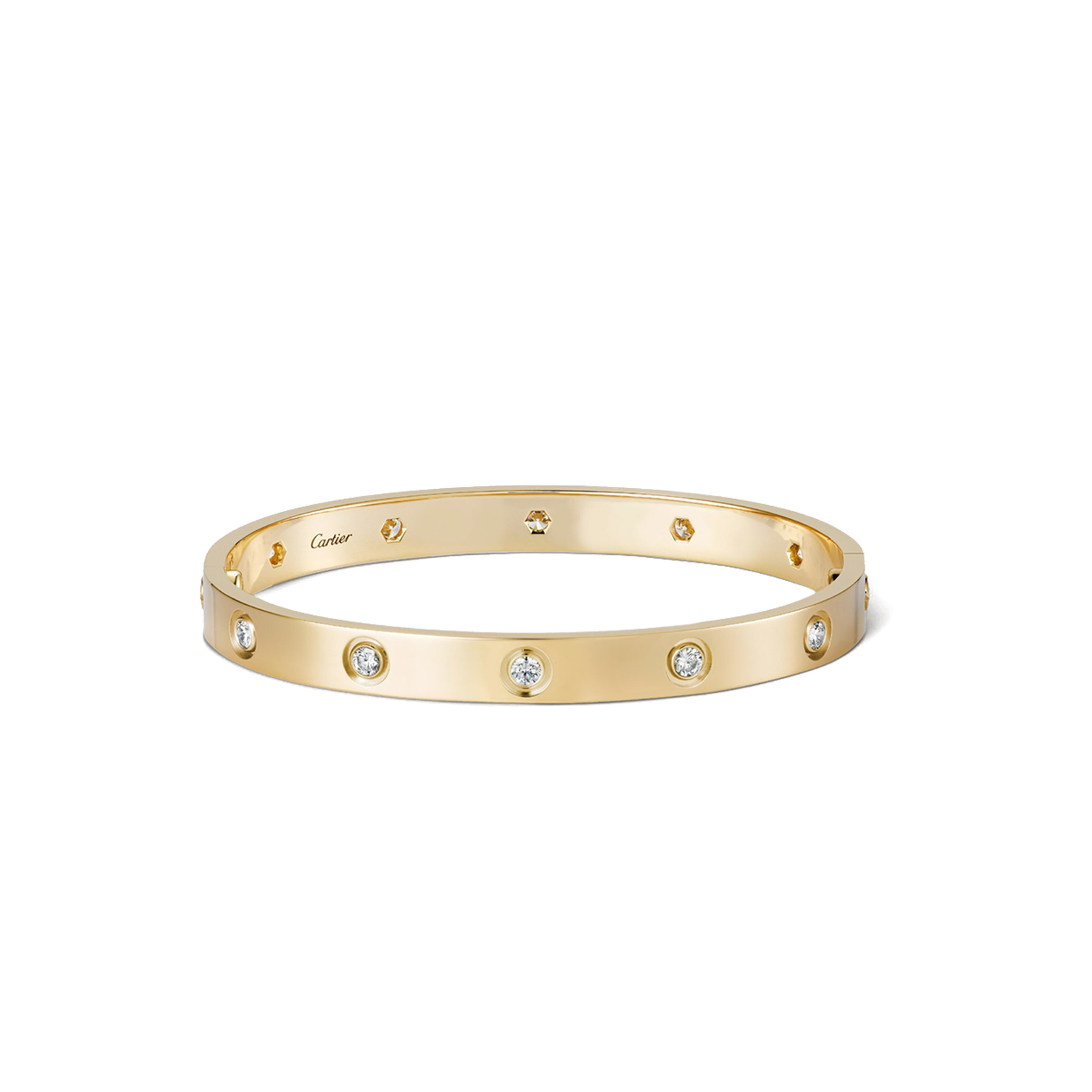 CARTIER  LOVE BRACELET, 10 DIAMONDS  B6070317