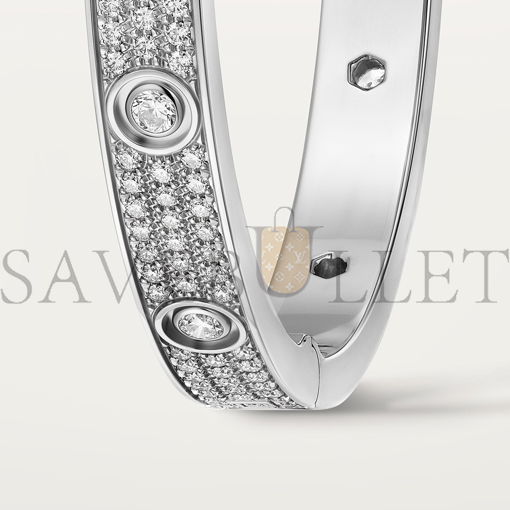 CARTIER  LOVE BRACELET, DIAMOND-PAVED N6033602