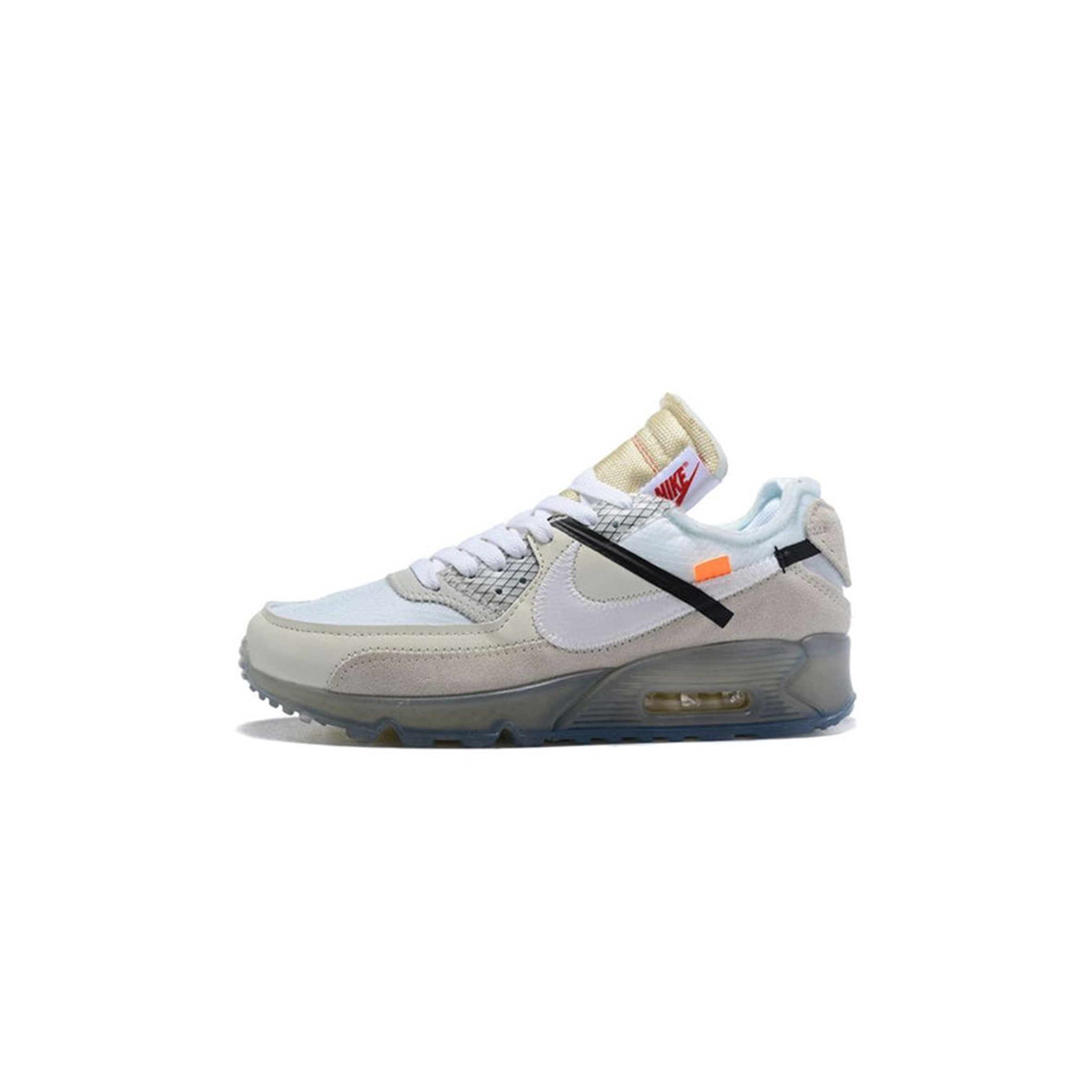 NIKE OFF-WHITE X NIKE AIR MAX 90 ICE 10X AA7293-100