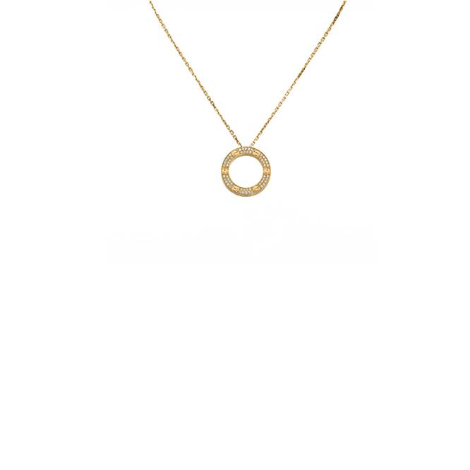 CARTIER  LOVE NECKLACE, DIAMOND-PAVED B7058400