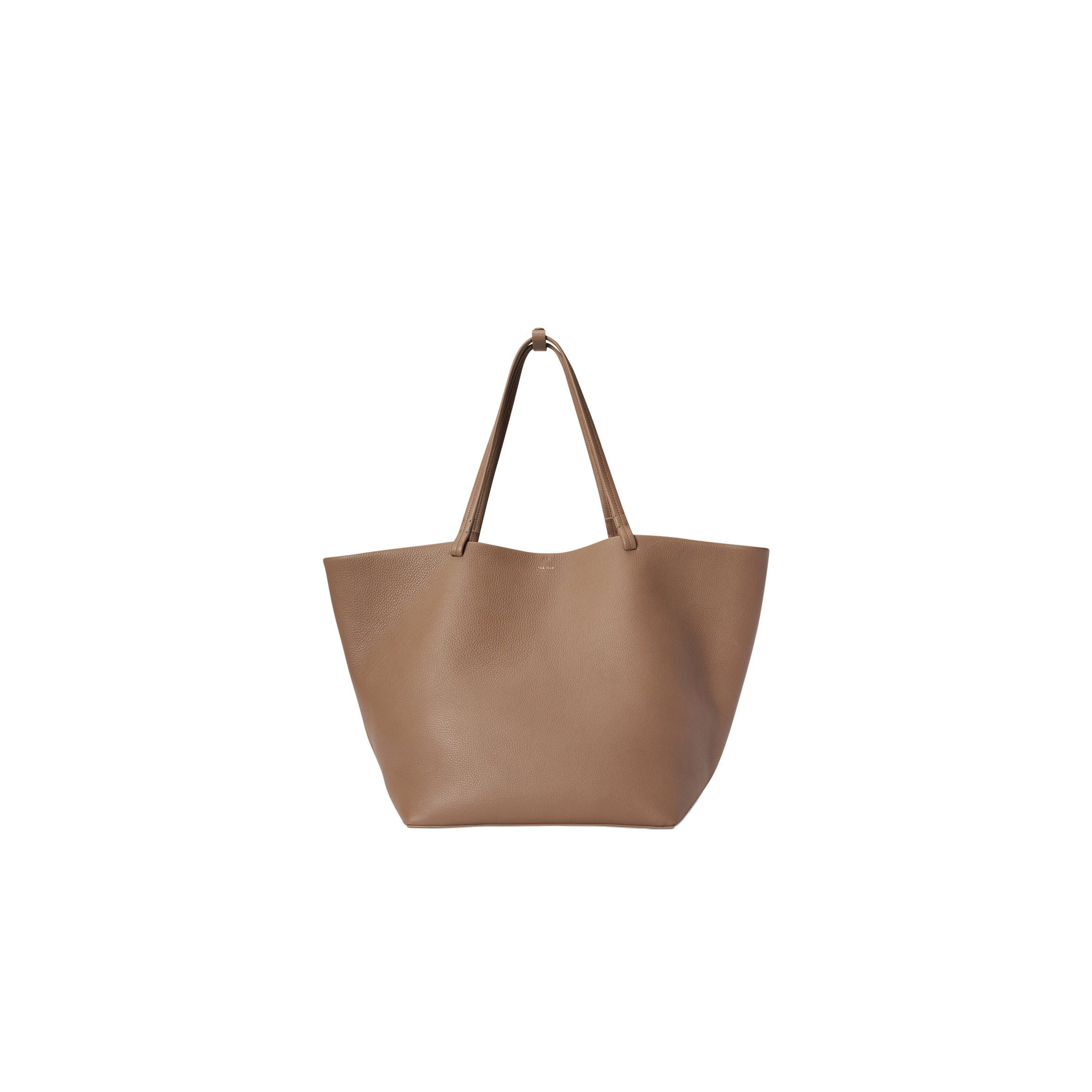 THE ROW XL PARK TOTE BAG IN LEATHER TAUPE W1201L133TPLD (36*30*30cm)